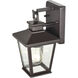 Bellmon 1 Light 10 inch Powder Coated Bronze Outdoor Wall Sconce